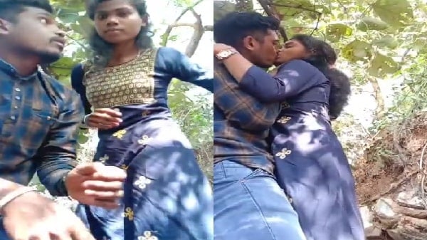 Desi Lover Kissing Outdoor