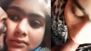 Sexy Muslim girl blowjob de rahi hai bf ko